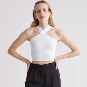 Glassons Criss Cross White Tank - M